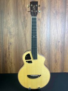 L.Luthier Le Rose Tenor Electro Ukulele Solid Spruce/Indian Rosewood in gigbag #1