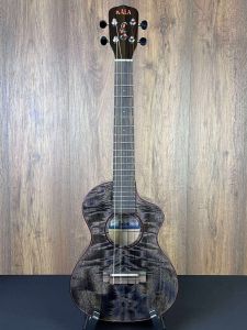 Kala KA-METD-BMR-T Metropolitan Deluxe Black Night All Solid Mango Tenor Ukulele w/gigbag