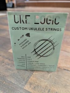 UKE LOGIC 105p S-GA4-FW3-P Alloy Low G Flatwound C Sop/con/ten Pink Ukulele Strings