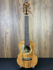 Snail S60T MK2 All Solid Flamed Acacia Tenor Ukulele with Gigbag (38mm Nut)