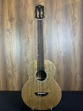 Flight CARABAO LITE-M Solid Mango Top Electro Acoustic Baritone Ukulele w/Gigbag #5692