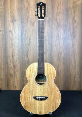 Flight CARABAO LITE-M Solid Mango Top Electro Acoustic Baritone Ukulele w/Gigbag #5682