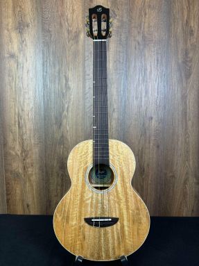 Flight CARABAO LITE-M Solid Mango Top Electro Acoustic Baritone Ukulele w/Gigbag #5687