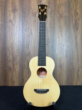 The Rebel - All Solid Spruce/Mahogany Concert Ukulele (Double Cheese) w/Bag