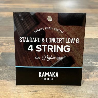 Kamaka S-1G Black Nylon Soprano Concert Ukulele Strings