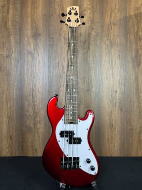 Candy Apple Red Kala SB-RD-FS Solid Body 4-String Fretted uBass