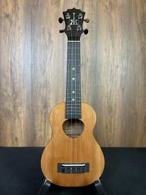 KoAloha KSM-SUS Solid Cedar/Koa Soprano Ukulele in hard case - SUS Exclusive! #24-1