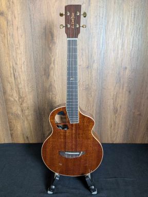 L.Luthier Le Maho Electro Tenor Ukulele Solid Mahogany in gigbag #2