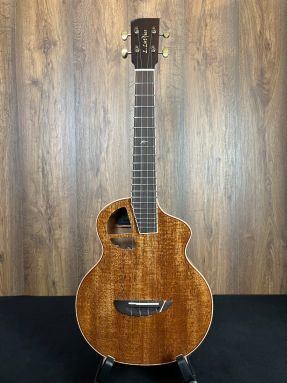 L.Luthier Le Maho Electro Tenor Ukulele Solid Mahogany in gigbag #2