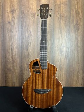 L.Luthier Le Maho Electro Tenor Ukulele Solid Mahogany in gigbag #3