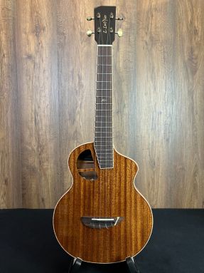 L.Luthier Le Maho Electro Tenor Ukulele Solid Mahogany in Gigbag #5