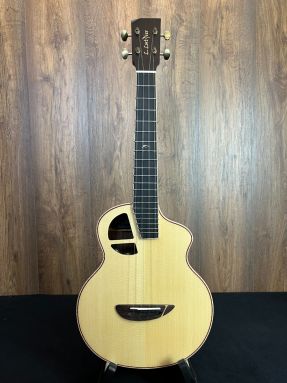 L.Luthier Le Rose Tenor Electro Ukulele Solid Spruce/Indian Rosewood in gigbag #2