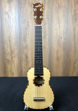 Millar SP-210L All Solid Spruce/Acacia Long Neck Soprano Ukulele Satin Finish #1