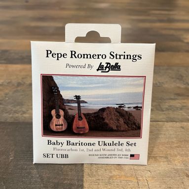 Pepe Romero Strings - UBB Baby Baritone Ukulele Set (Tenor DGBE)