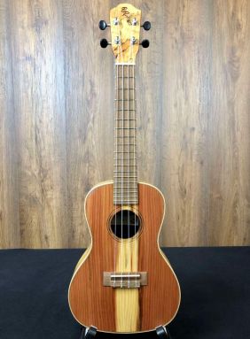 Baton Rouge UR71C Solid Redwood top Spalted Maple back and sides Concert Ukulele #1