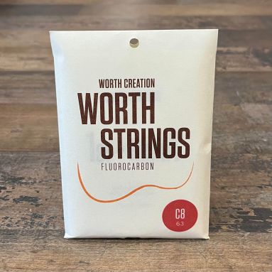 Worth C8 8 string Clear Fluorocarbon Tenor/Baritone Ukulele Strings