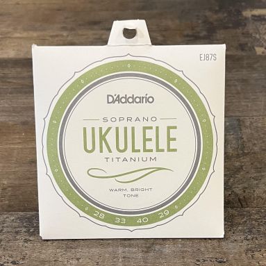 D'Addario EJ87S Titanium Soprano Ukulele Strings