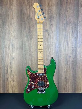 Flight Baritone Pathfinder LH Solidbody Electric Ukulele British Racing Green - LEFT HANDED