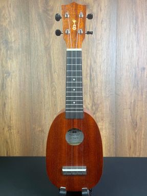 Kiwaya TRIP-02 Mahogany Mini Pineapple Soprano Ukulele w/Gigbag