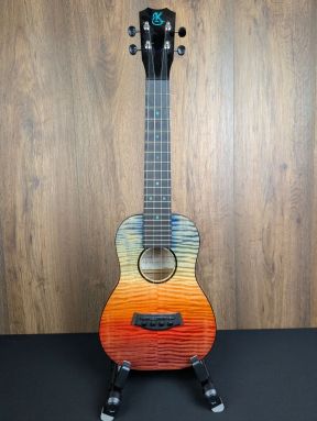 Kanile'a Ilikai-C Solid Flamed Maple Concert Ukulele 