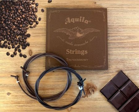Aquila Thunderbrown 167U Ukulele Bass Strings Set of 4 for 23-26" scale uBasses