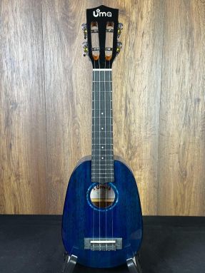 Uma UK-20SSP-BL-E Electro Pineapple Blue Soprano Ukulele