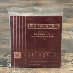 Kala BASS-5FW-SC Solid Body 5 String Ukulele Bass Strings - Stainless Steel Flat Wound