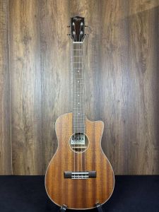 Ohana BK35CE Electro Acoustic All Solid Mahogany Baritone Ukulele