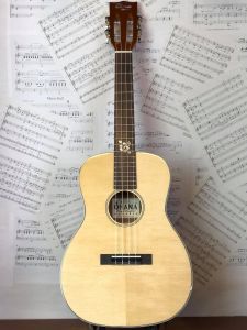 Ohana BKT-70G Solid Spruce top/Mahogany back and sides Baritone body Tenor Ukulele