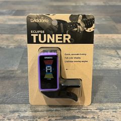 Purple D'Addario Eclipse Clip On Instrument Tuner