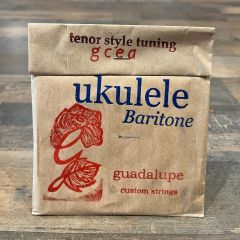 Guadalupe Hand Made Baritone Scale Tenor High GCEA Tuning Silk Core Nylon Wound Ukulele Strings